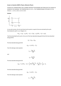Answer on Question #40672, Physics, Molecular Physics N MOLES