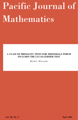 A class of primality tests for trinomials which includes the Lucas
