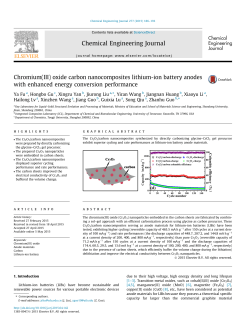 Chromium(III) oxide carbon nanocomposites lithium