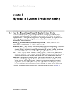 Hydraulic System Troubleshooting