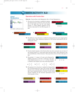 MATH ACTIVITY 5.3