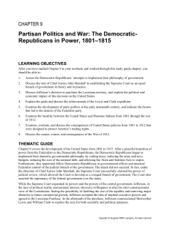 Partisan Politics and War: The Democratic