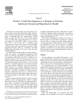 - Journal of Adolescent Health