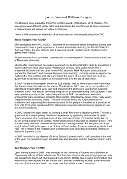 (graduated 2010), Sam (graduated 2006) and Jacob