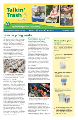 Talkin` Trash - Thurston County