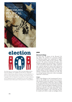 Electoral College - Princeton University Press Blog