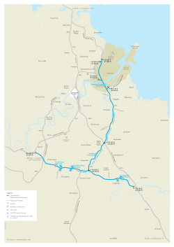 Queensland Motorways network map