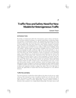 Traffic Flow and Safety: Need for New Models for Heterogeneous