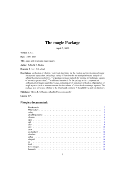 The magic Package