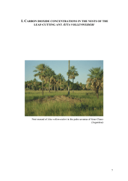 i. carbon dioxide concentrations in the nests of the