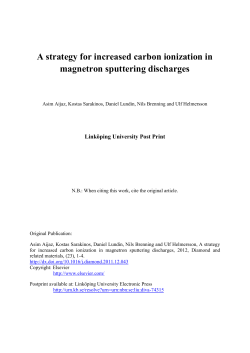 A strategy for increased carbon ionization in