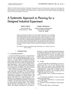v3501001 A Systematic Approach to Planning for a