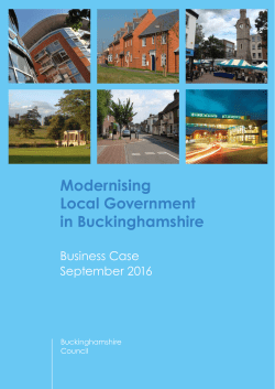 Modernising Local Government Business Case