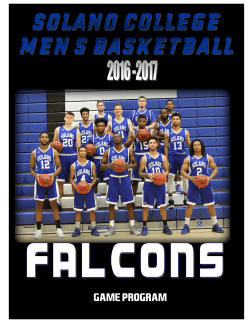 SCC Men`s Basketball 2016-17 Program