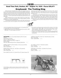 Section 10 - 1926-1935 - Meadowlands Racetrack