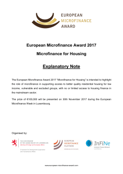 English - European Microfinance Award