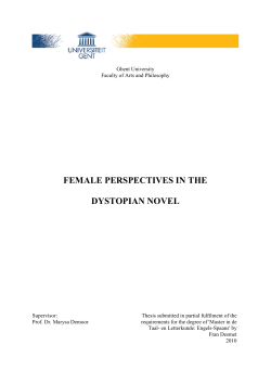 female perspectives in the dystopian novel