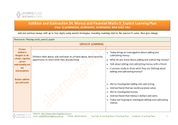 Addition and Subtraction 24, Money and Financial Maths 9_Explicit