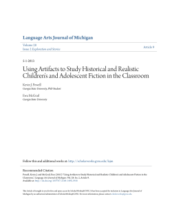 Using Artifacts to Study Historical and Realistic Children`s and