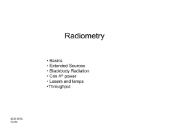 18 Radiometry