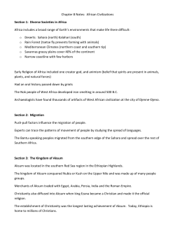 Chapter 8 Notes