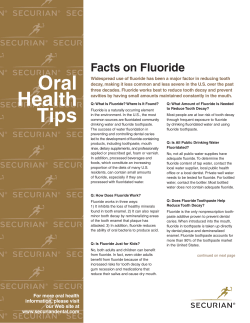 Facts on Fluoride