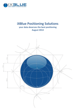 iXBlue Positioning Solutions