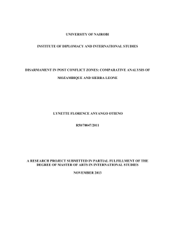 disarmament - finale project - UoN Repository