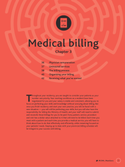 Medical billing - Canadian Medical Association