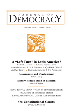 A “Left Turn” in Latin America?