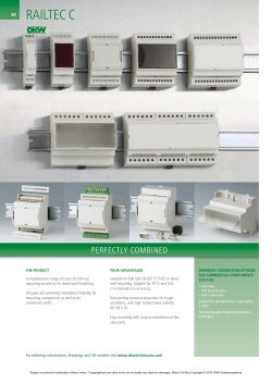 RAILTEC C in inches, catalog pages