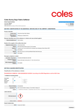 Coles Sunny Days Fabric SoftenerOpens in new window