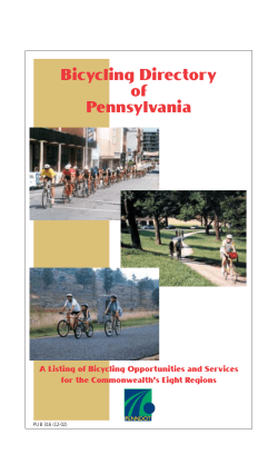 Bicycling Directory of Pennsylvania