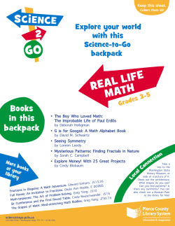 REAL LIFE MATH - Pierce County Library
