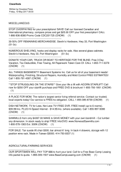 MISCELLANEOUS - Ozaukee Press