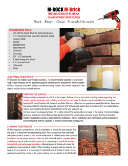 MANUFACTURED BRICK SERIES - M