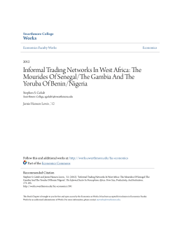 Informal Trading Networks In West Africa