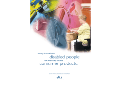disabled people consumer products.