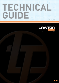 Copper Tube Technical Guide