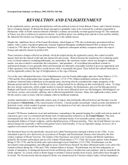 Revolution and Enlightenment, Romance of Science