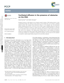 Facilitated diffusion in the presence of obstacles