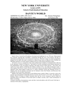 new york university dante`s world