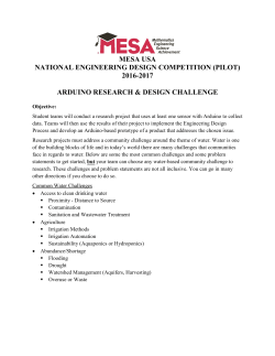 National Engineering Design Challenge