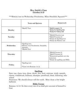 Lesson Plans - Middletown Christian School &ndash; Mrs. Smith