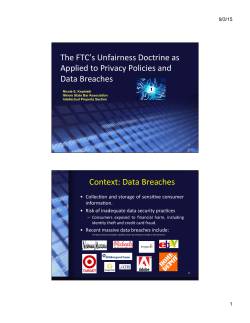 FTC v. Wyndham - Illinois State Bar Association
