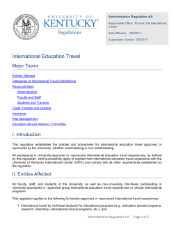 Administrative Regulation 4:9