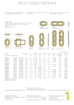 cross gilded/silver leaf