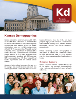 Kansas Demographics - Healthy Kansans 2020