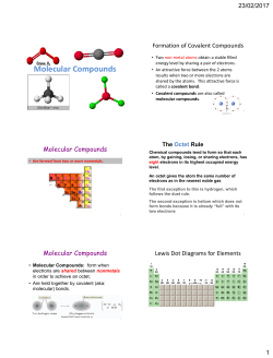 Molecular Compounds