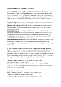 PSALM 51 - Milford Baptist Church